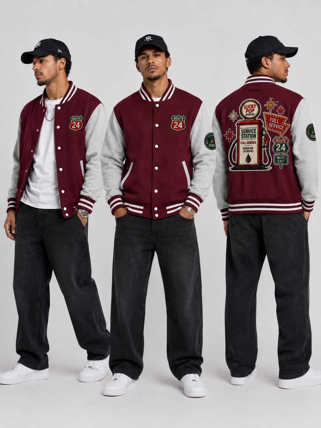 Veste Letterman Route 24