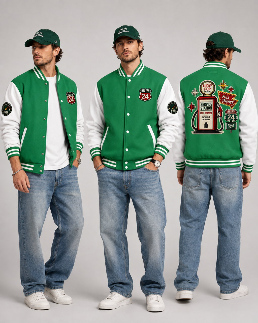 Veste Letterman Route 24