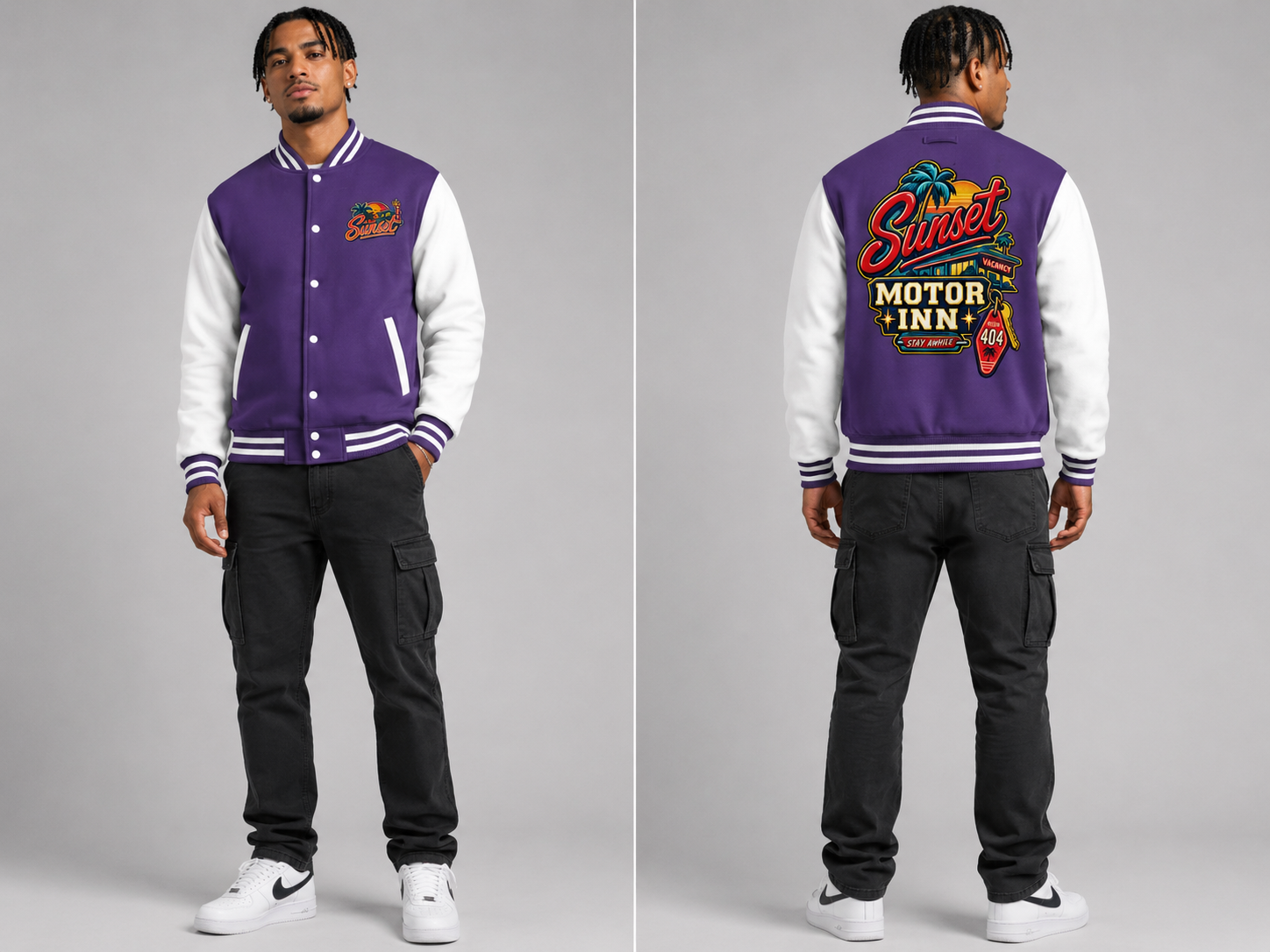 Veste Varsity Homme – Sunset Motor Inn