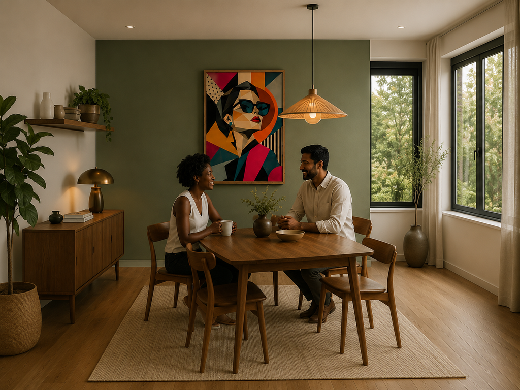 Élégance Urbaine – Portrait Géométrique