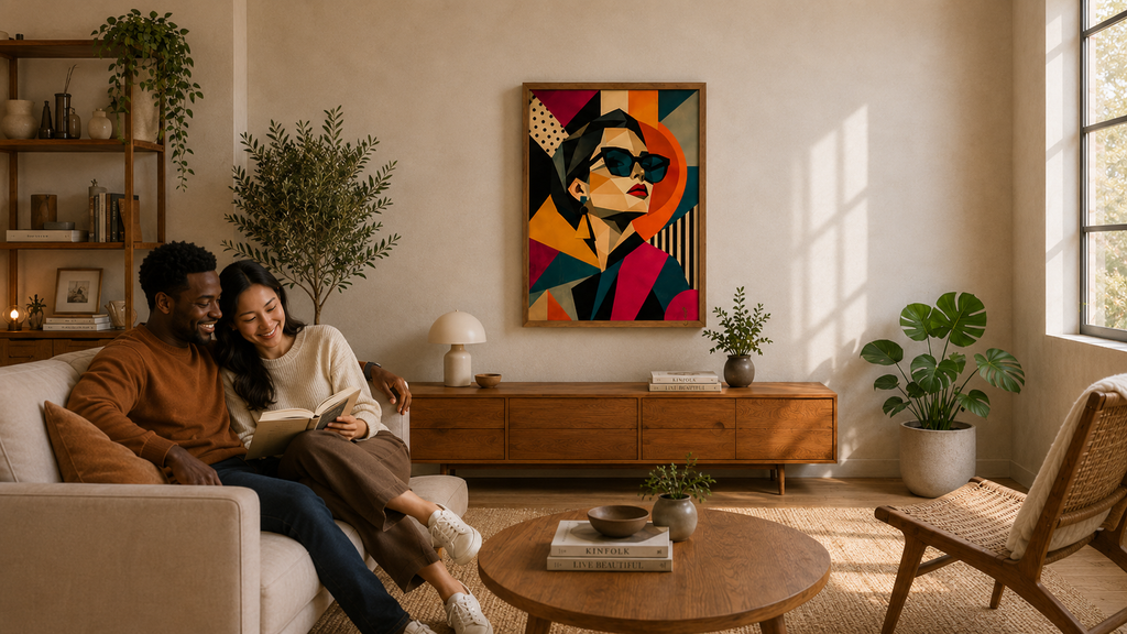 Élégance Urbaine – Portrait Géométrique