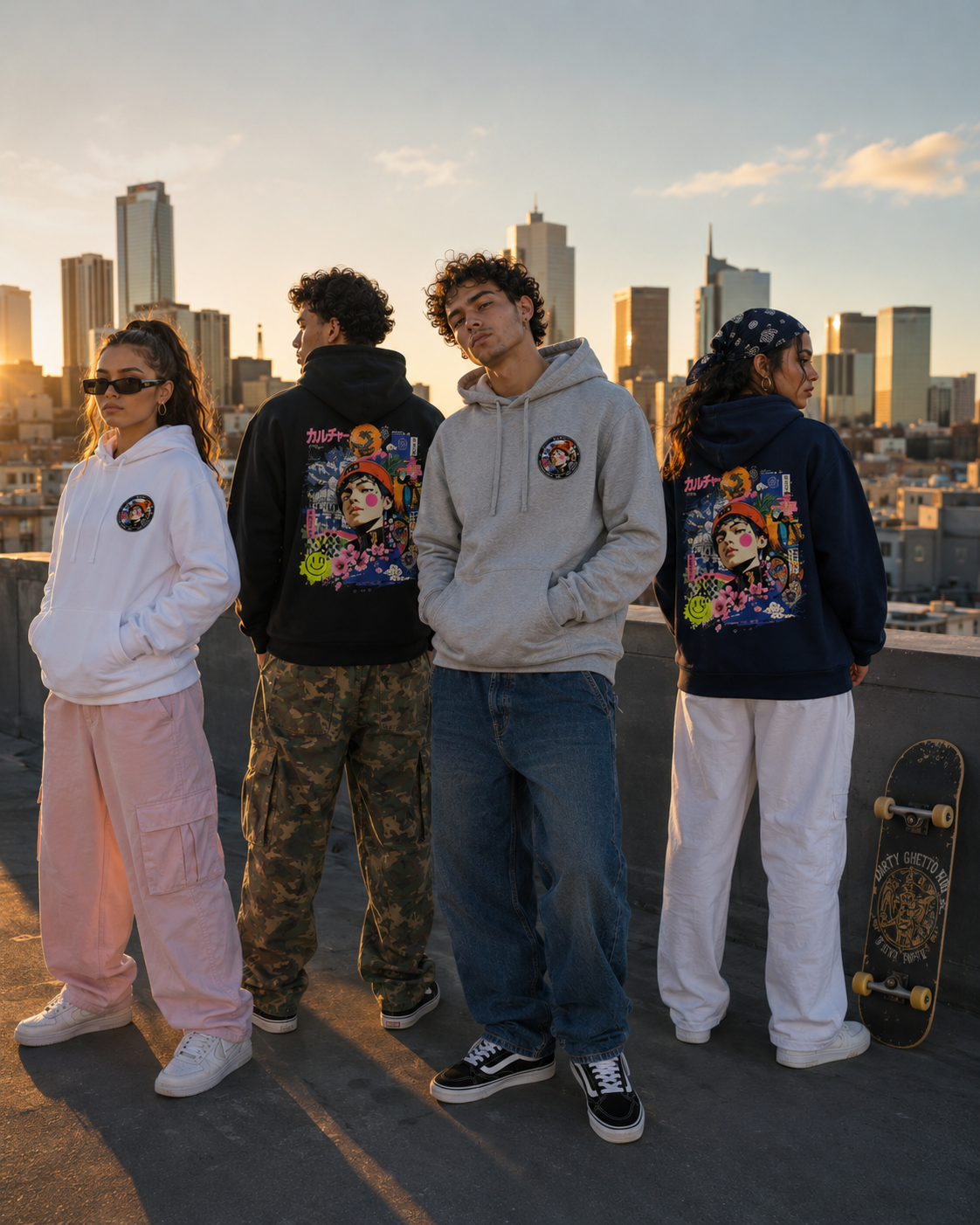 Sweat à Capuche "Urban Culture" – Art Streetwear Japonais