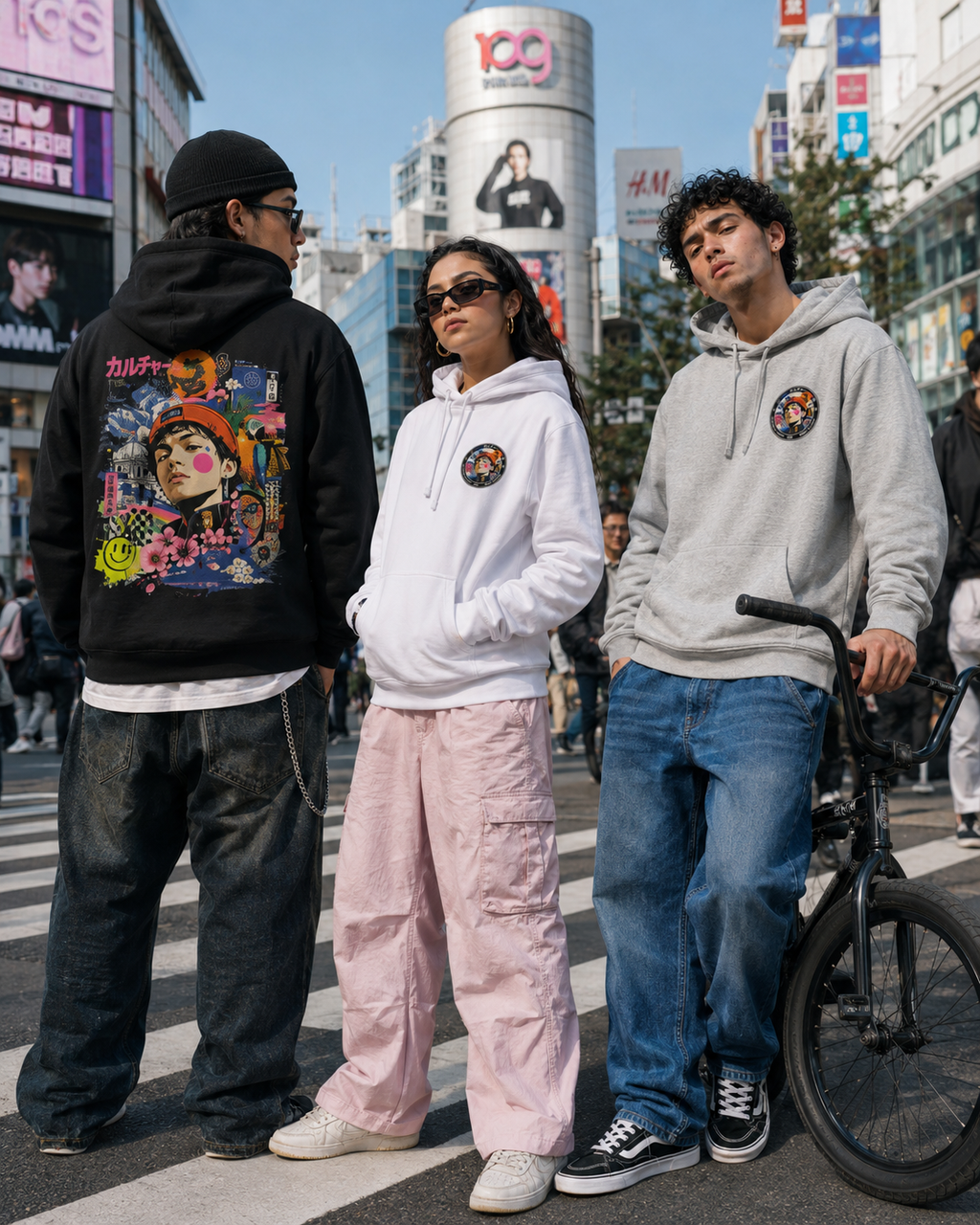 Sweat à Capuche "Urban Culture" – Art Streetwear Japonais