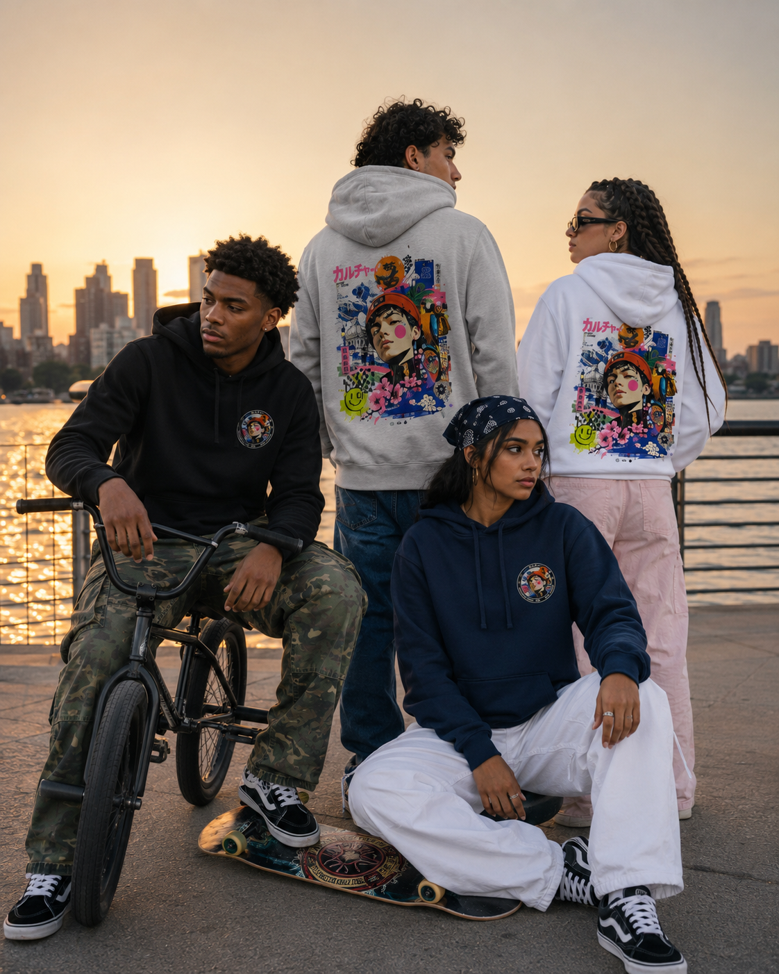 Sweat à Capuche "Urban Culture" – Art Streetwear Japonais