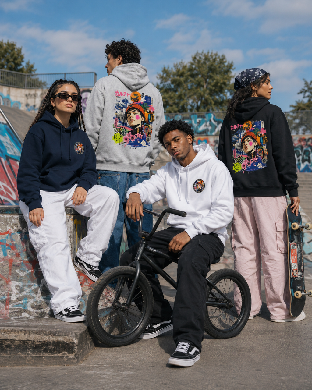 Sweat à Capuche "Urban Culture" – Art Streetwear Japonais