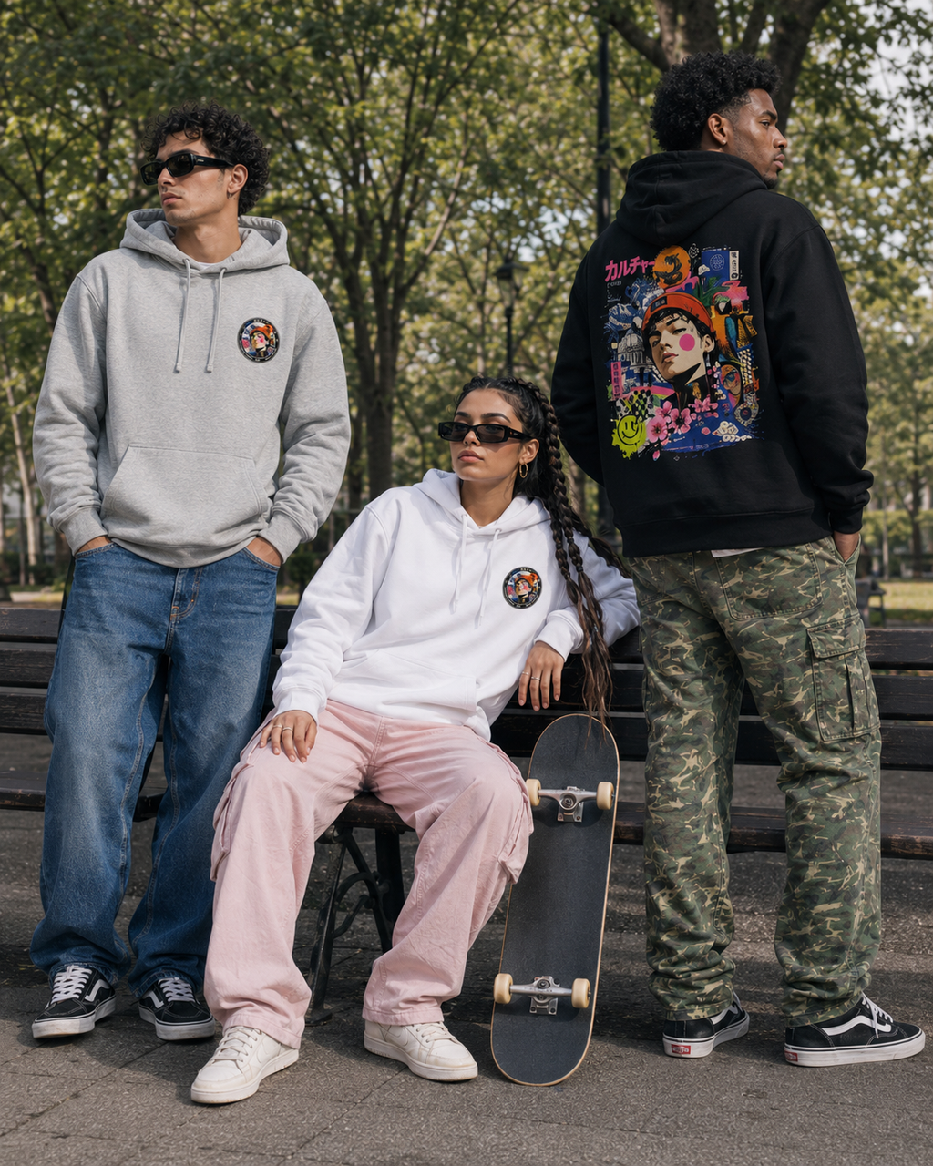 Sweat à Capuche "Urban Culture" – Art Streetwear Japonais