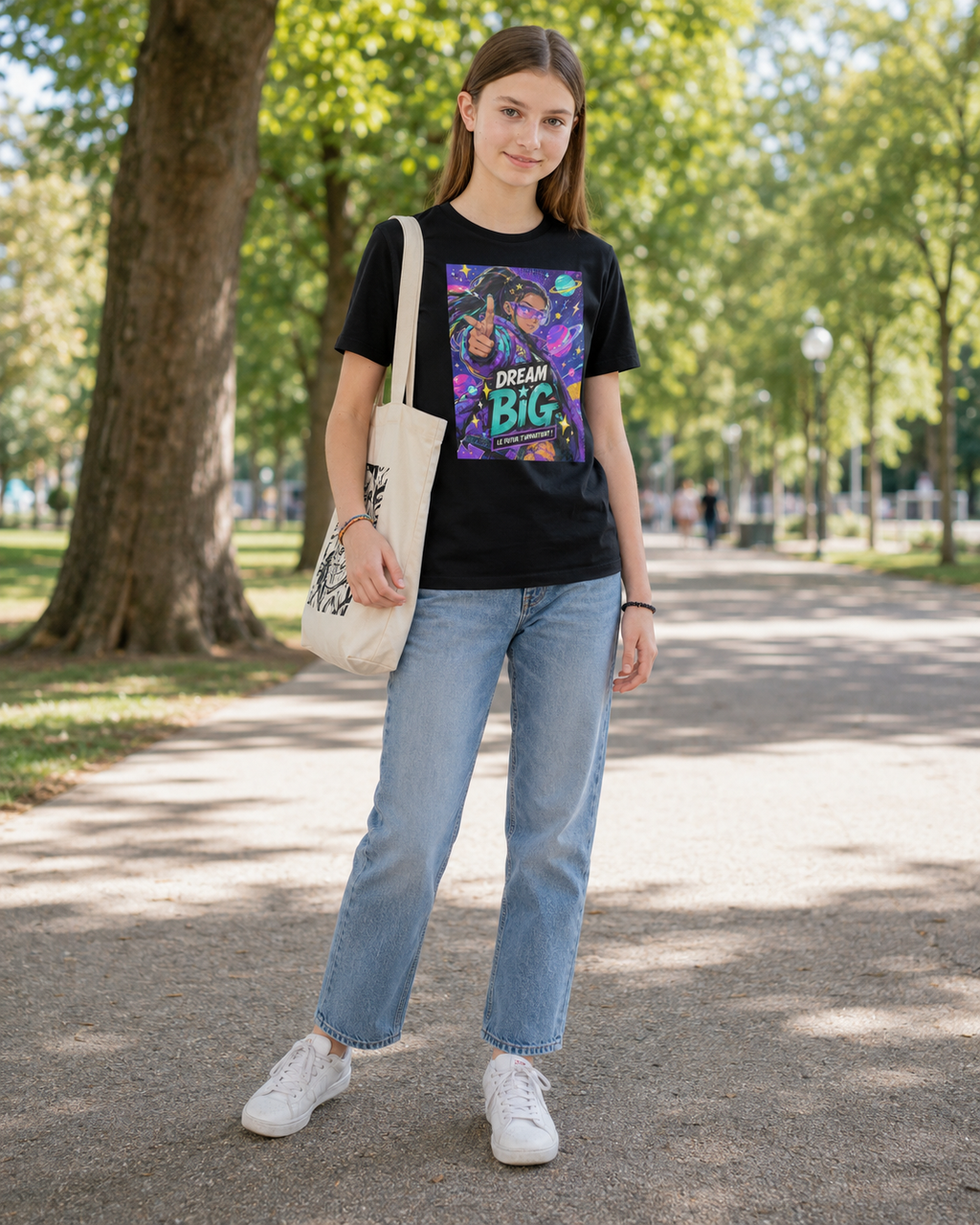 T-shirt enfant « Dream Big – Le futur t’appartient »