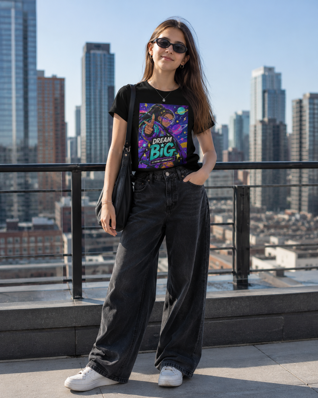 T-shirt enfant « Dream Big – Le futur t’appartient »