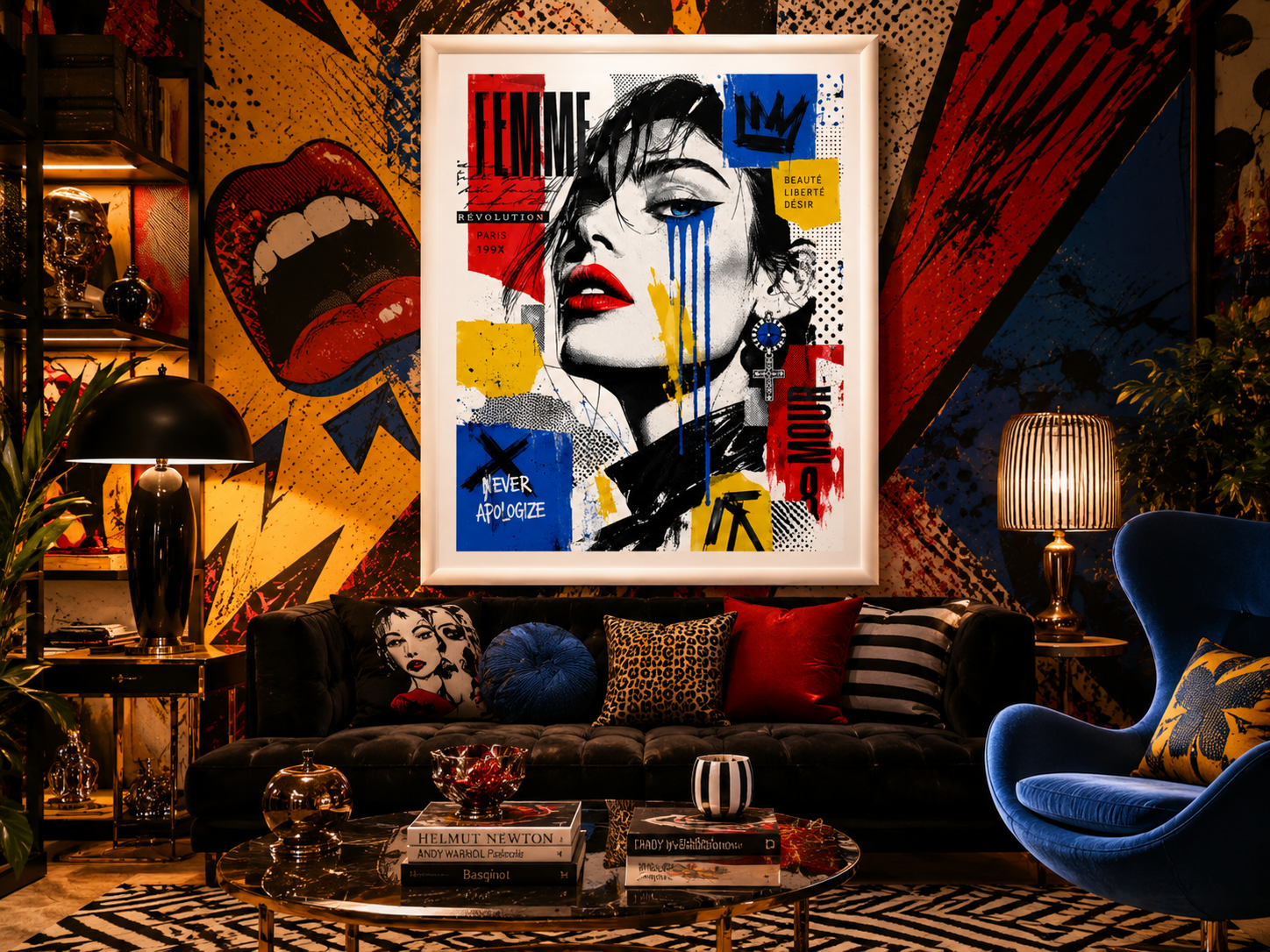 Tableau Pop Art « Femme Révolution »