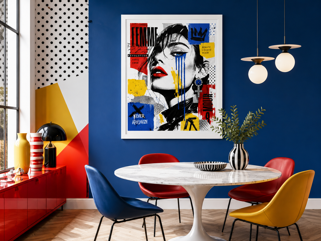 Tableau Pop Art « Femme Révolution »