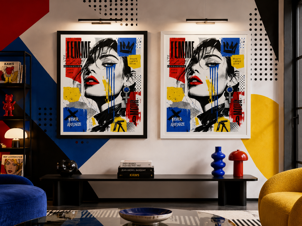 Tableau Pop Art « Femme Révolution »