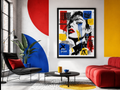 Tableau Pop Art « Femme Révolution »