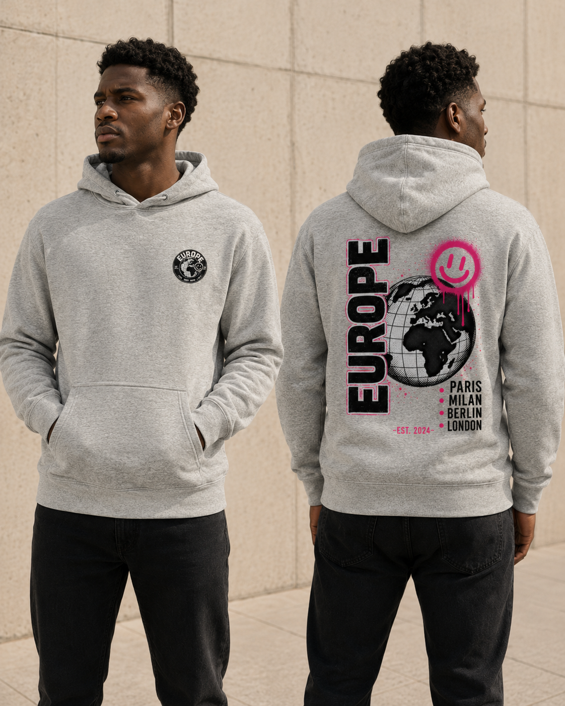 Sweat à Capuche EUROPE impose ta vision