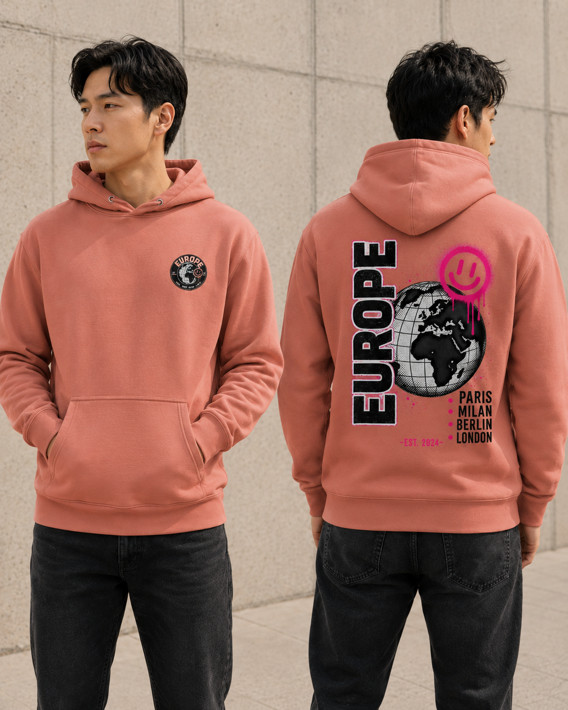 Sweat à Capuche EUROPE impose ta vision