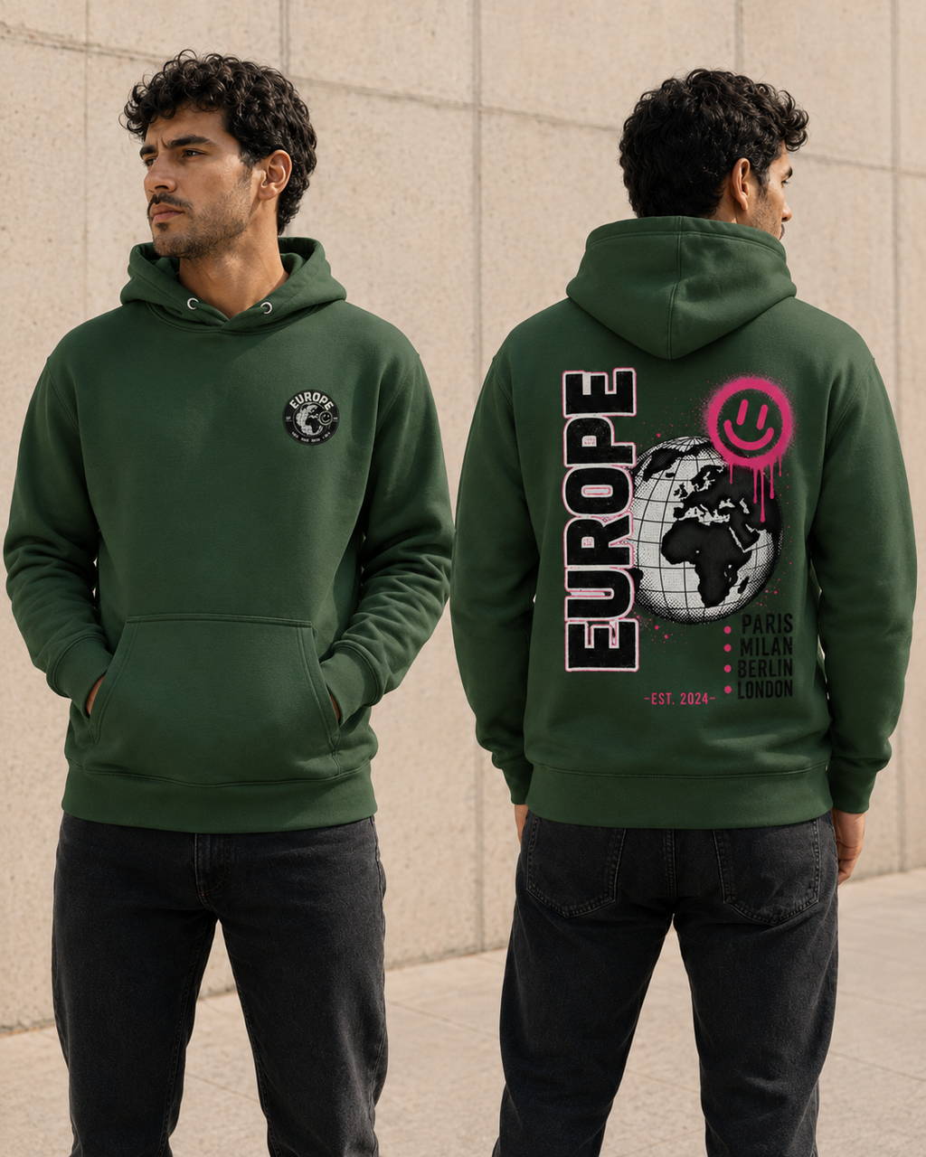 Sweat à Capuche EUROPE impose ta vision