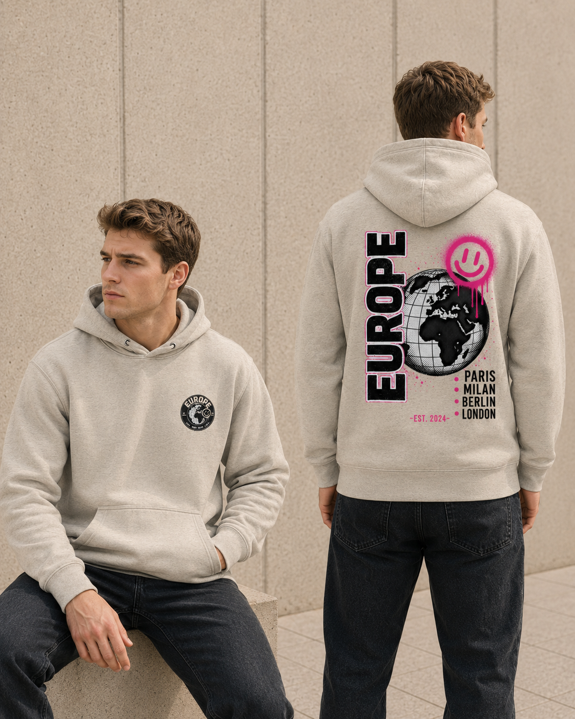 Sweat à Capuche EUROPE impose ta vision