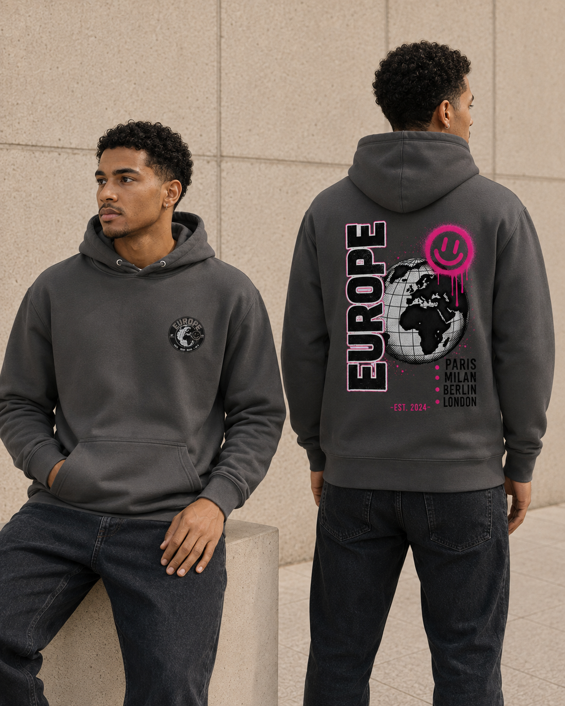 Sweat à Capuche EUROPE impose ta vision