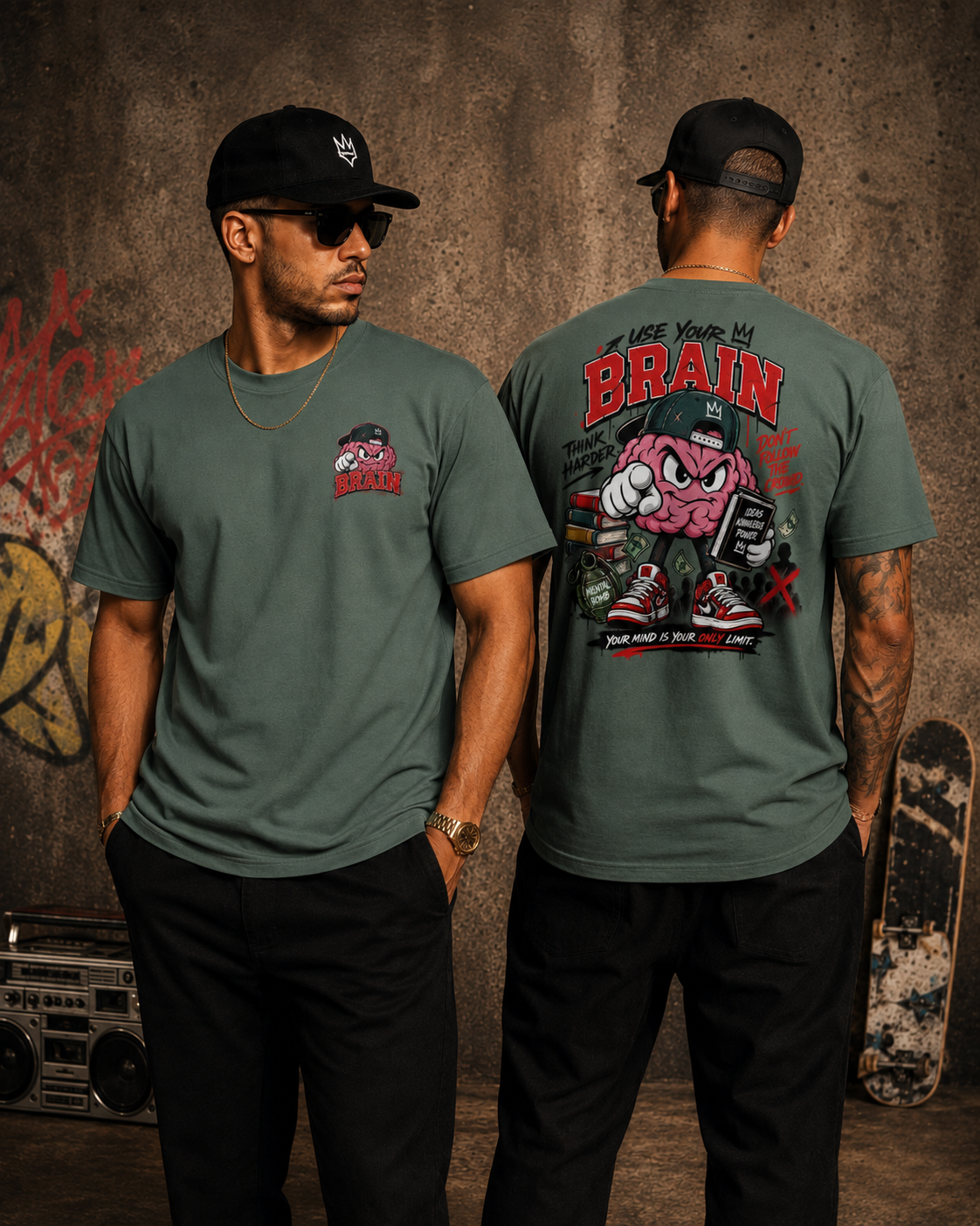 T-shirt USE YOUR BRAIN