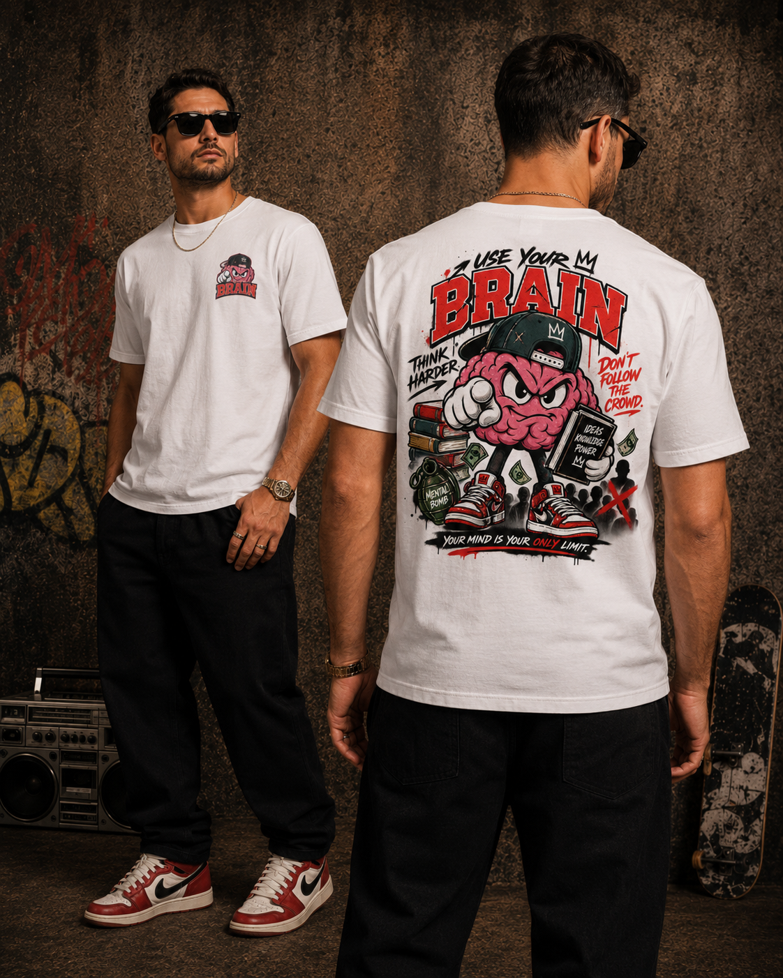 T-shirt USE YOUR BRAIN