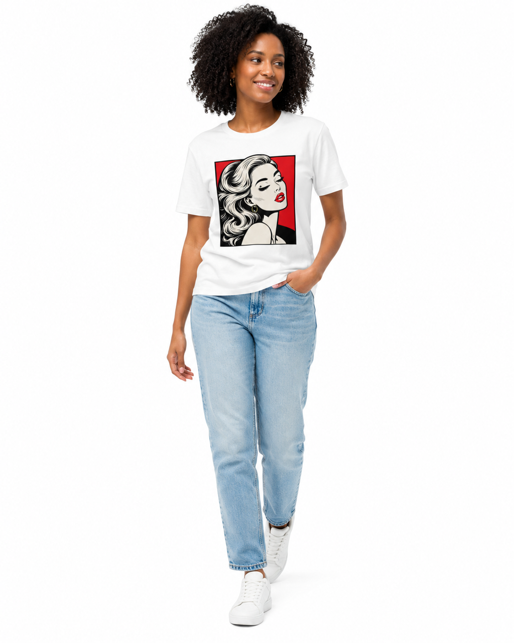 T-shirt Femme Pop Art – Audacieuse, élégante, inoubliable