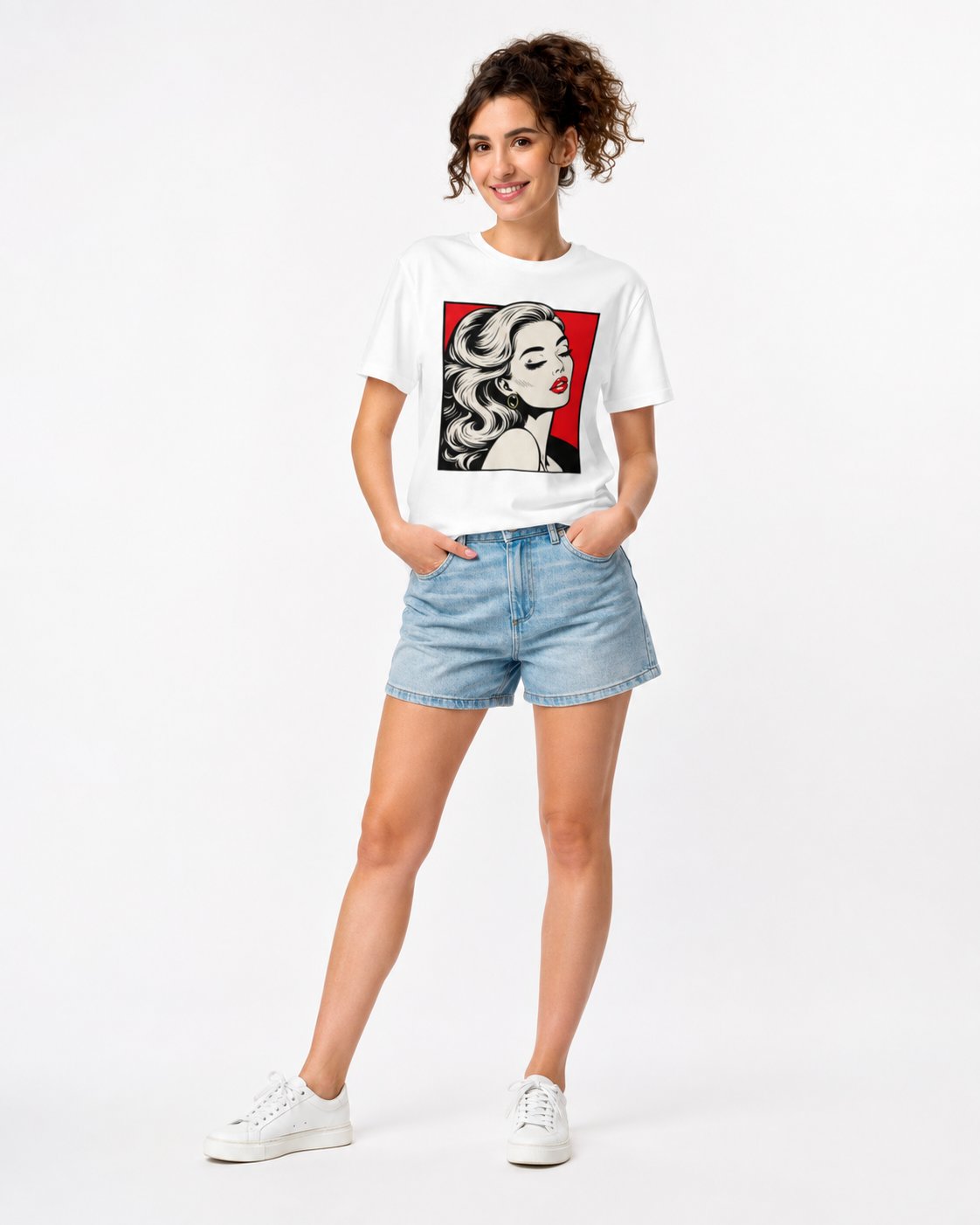 T-shirt Femme Pop Art – Audacieuse, élégante, inoubliable