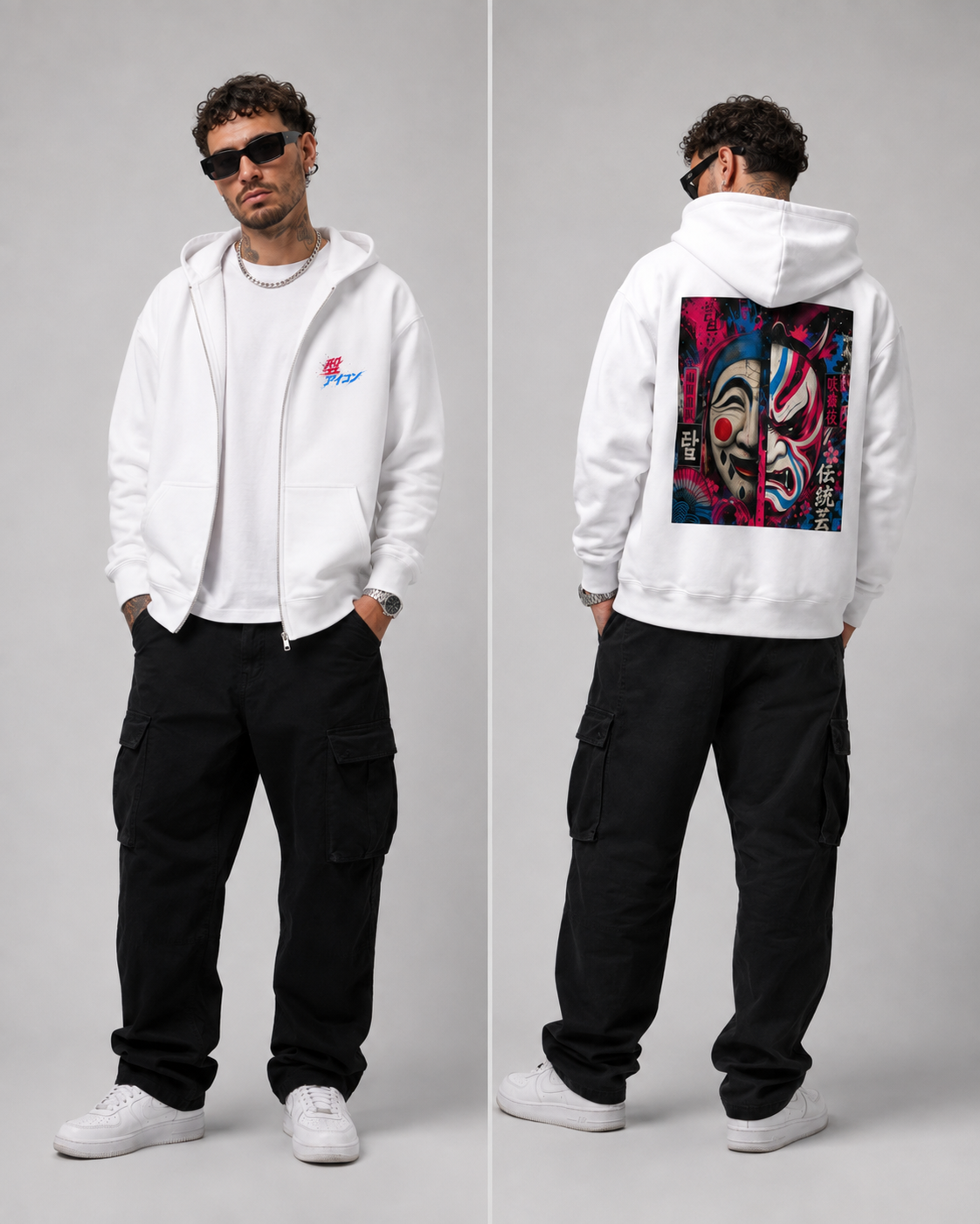 Sweat à capuche zippé qui impose ton style