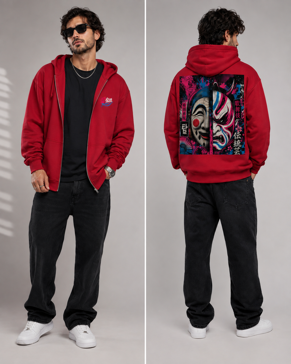 Sweat à capuche zippé qui impose ton style