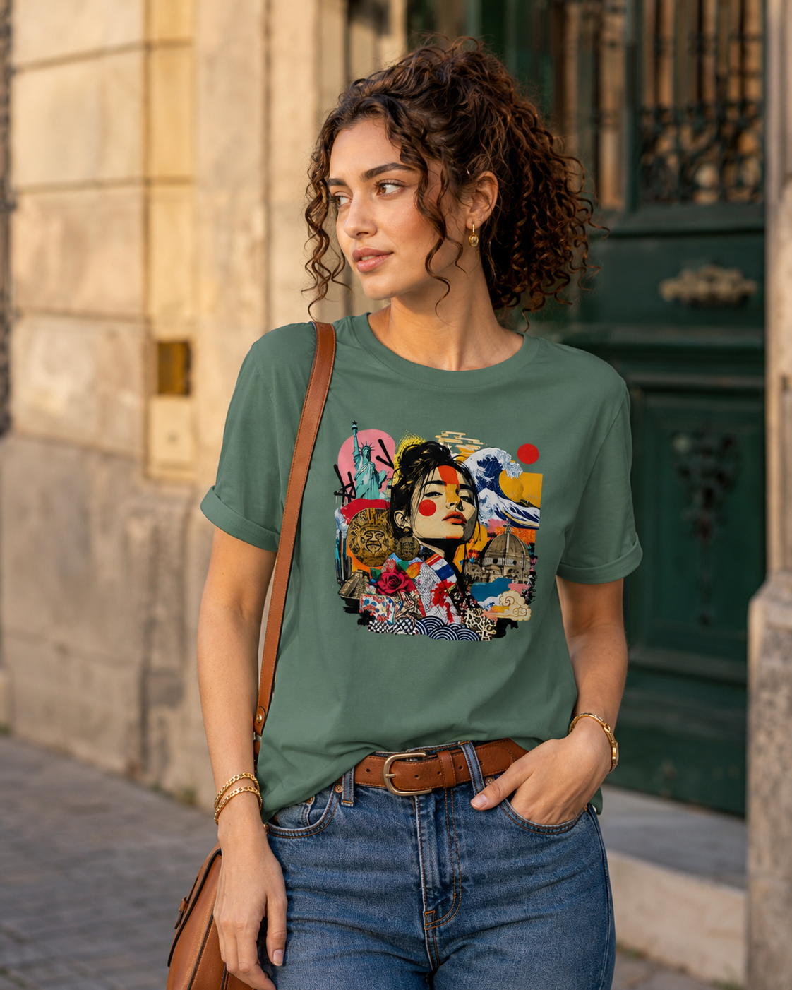 T-shirt Mosaïque du Monde
