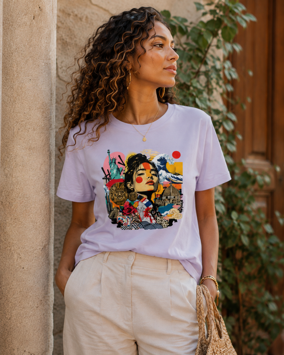 T-shirt Mosaïque du Monde