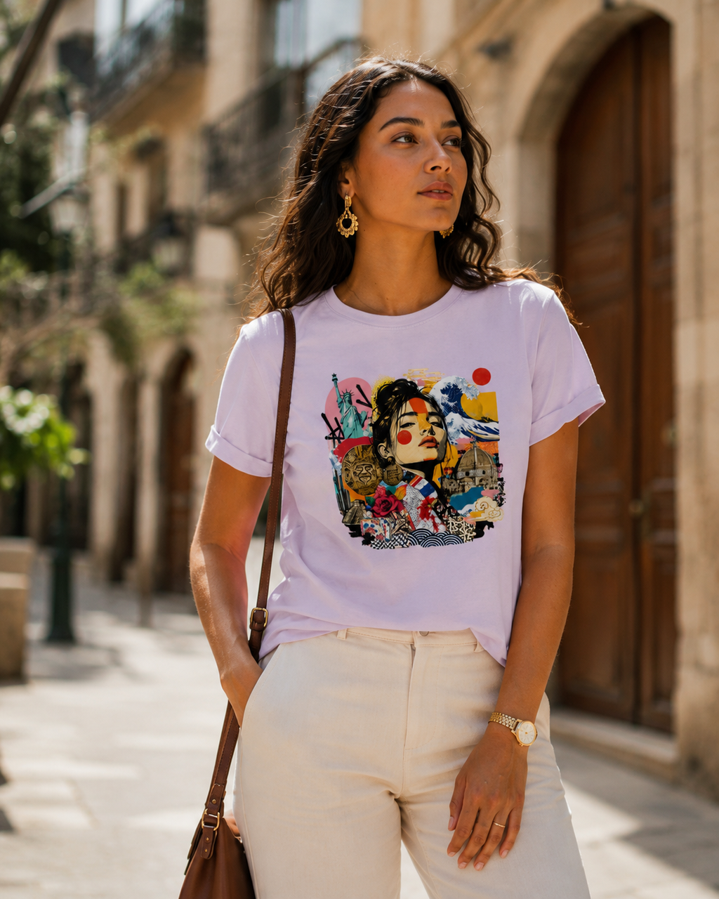 T-shirt Mosaïque du Monde