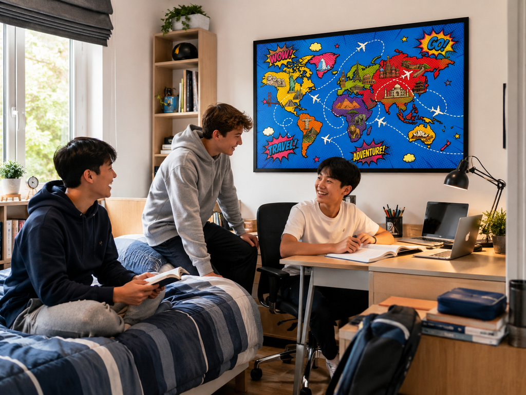 Cadre Photo « Voyage Autour du Monde »