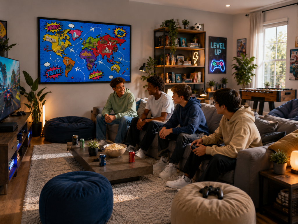 Cadre Photo « Voyage Autour du Monde »