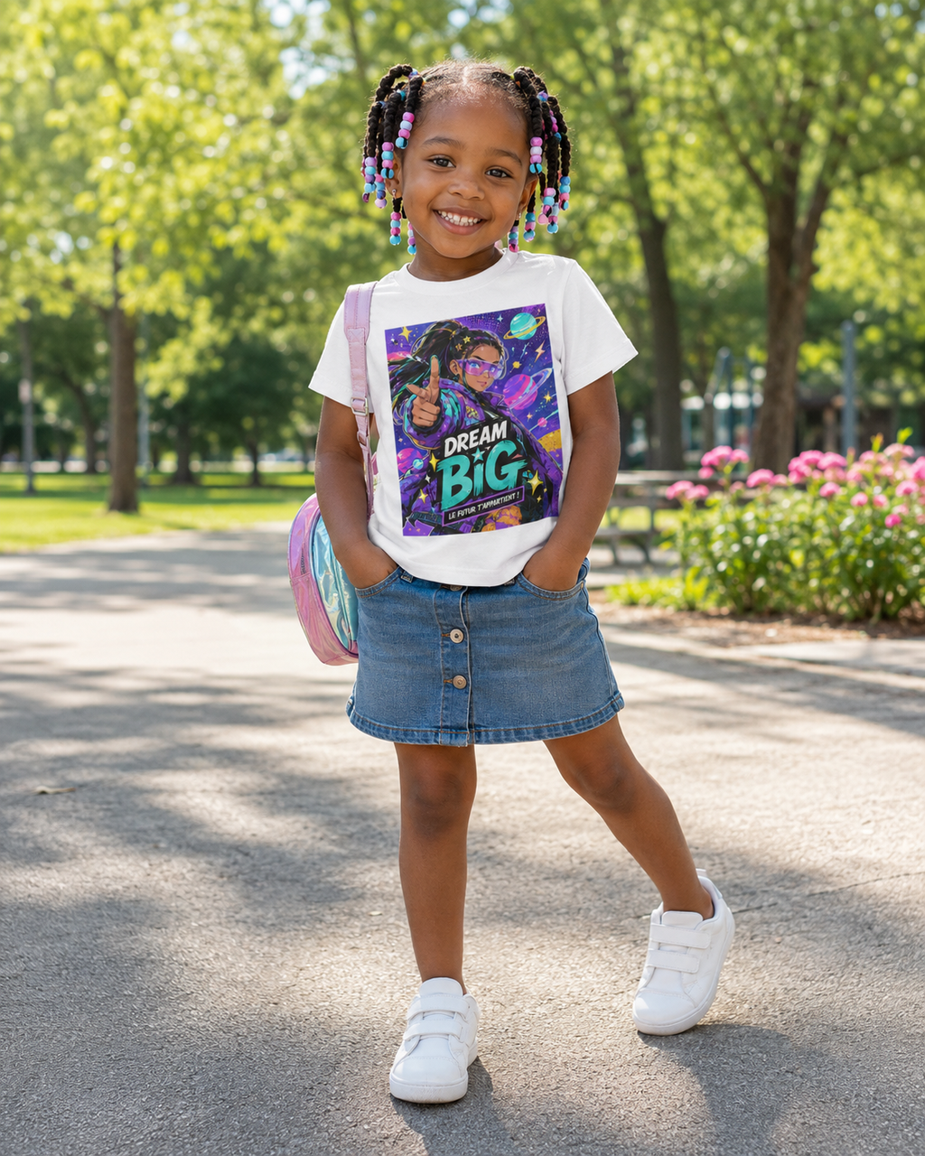 T-shirt enfant « Dream Big – Le futur t’appartient »
