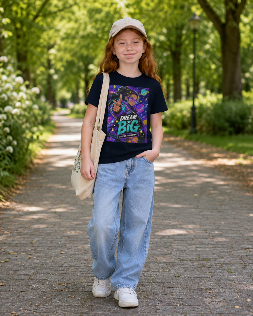 T-shirt enfant « Dream Big – Le futur t’appartient »