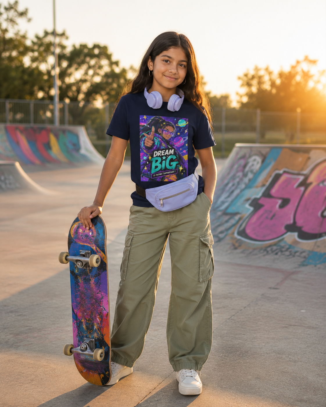 T-shirt enfant « Dream Big – Le futur t’appartient »