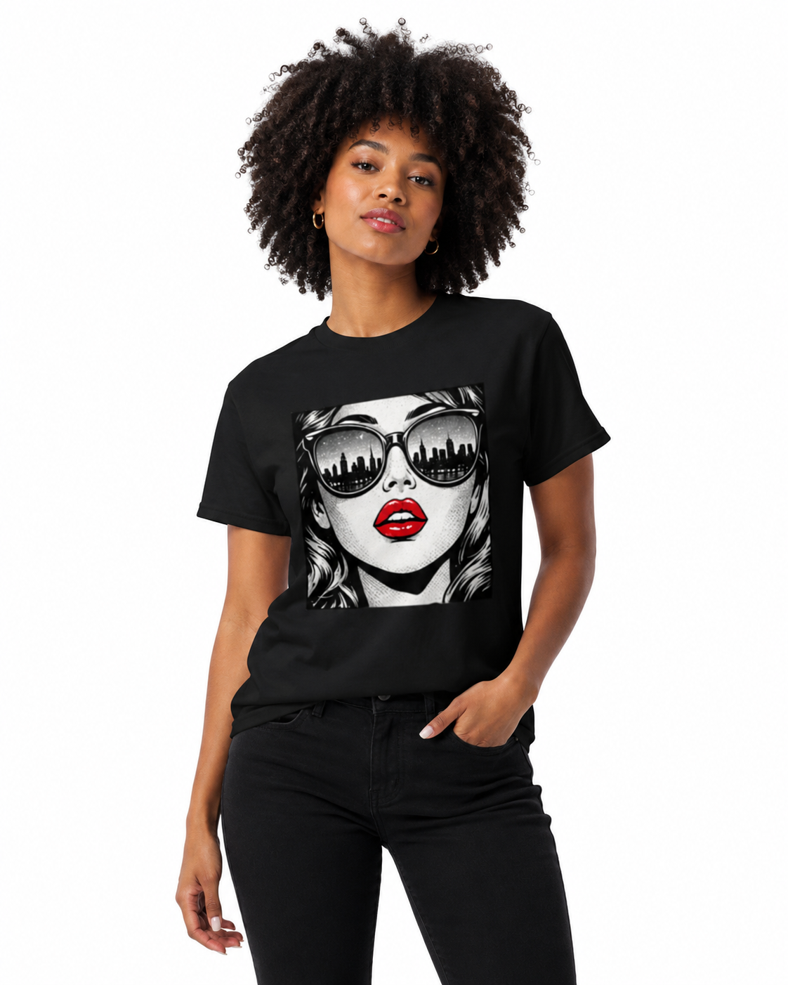 T-shirt Femme Pop Art – City Girl