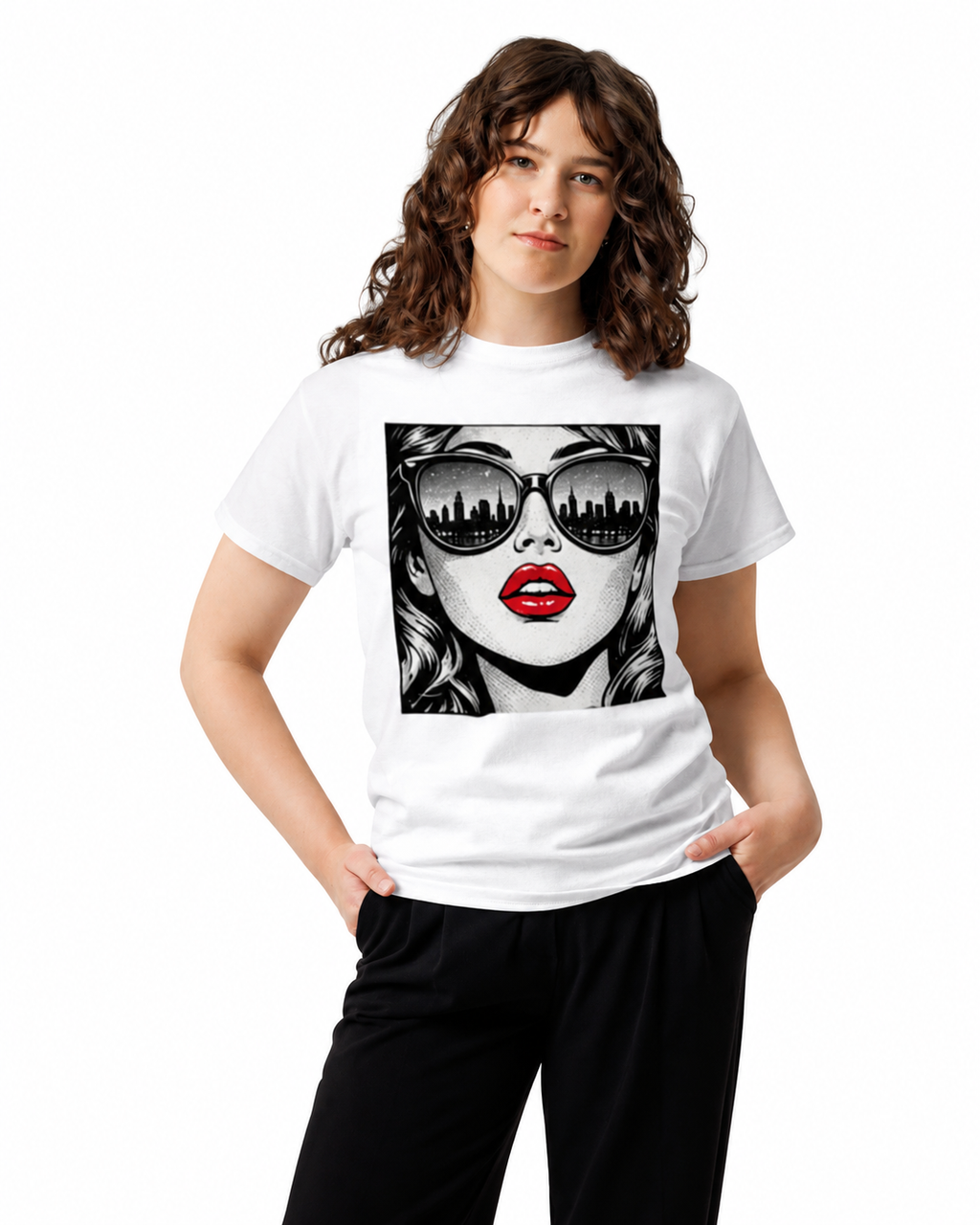 T-shirt Femme Pop Art – City Girl