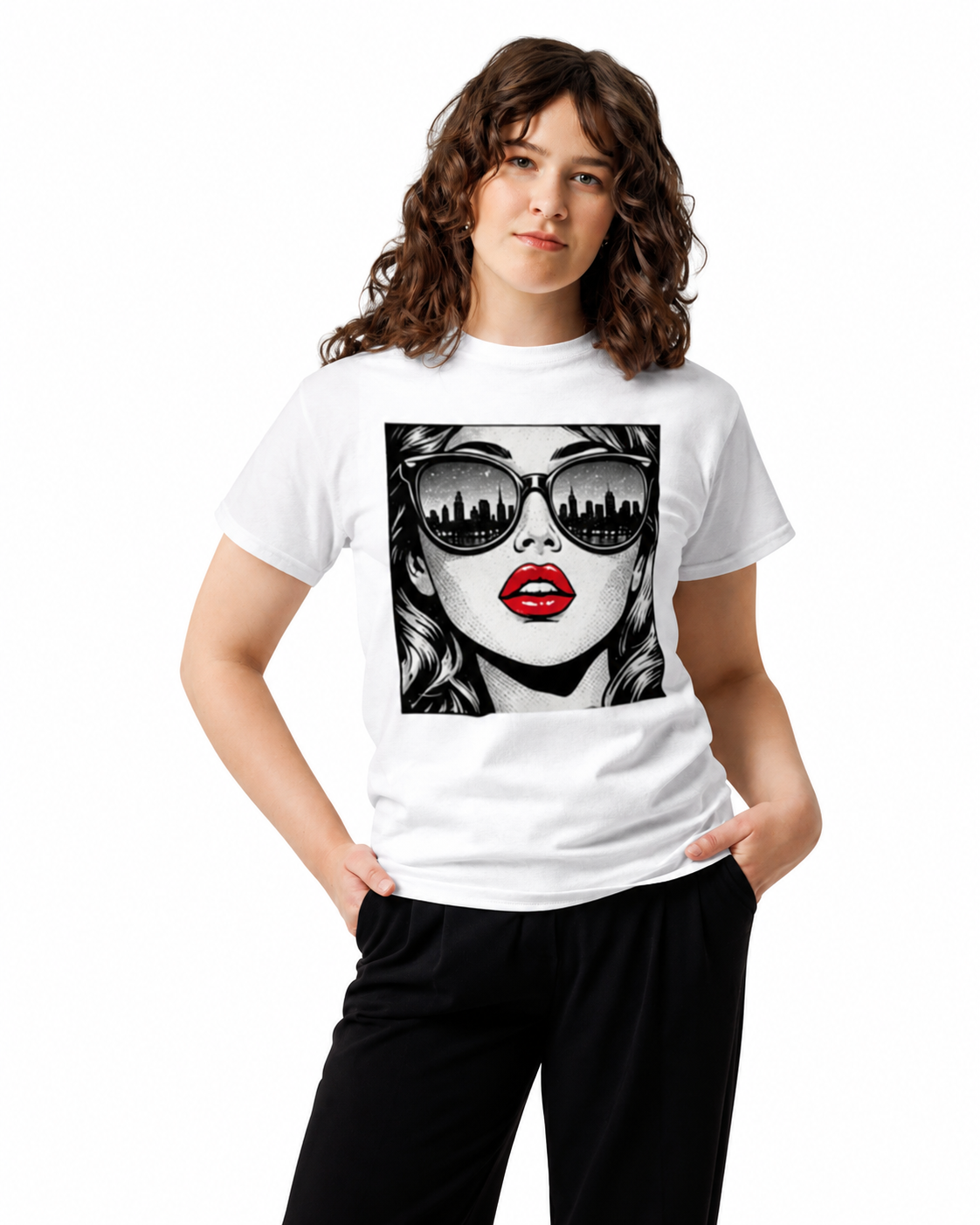T-shirt Femme Pop Art – City Girl