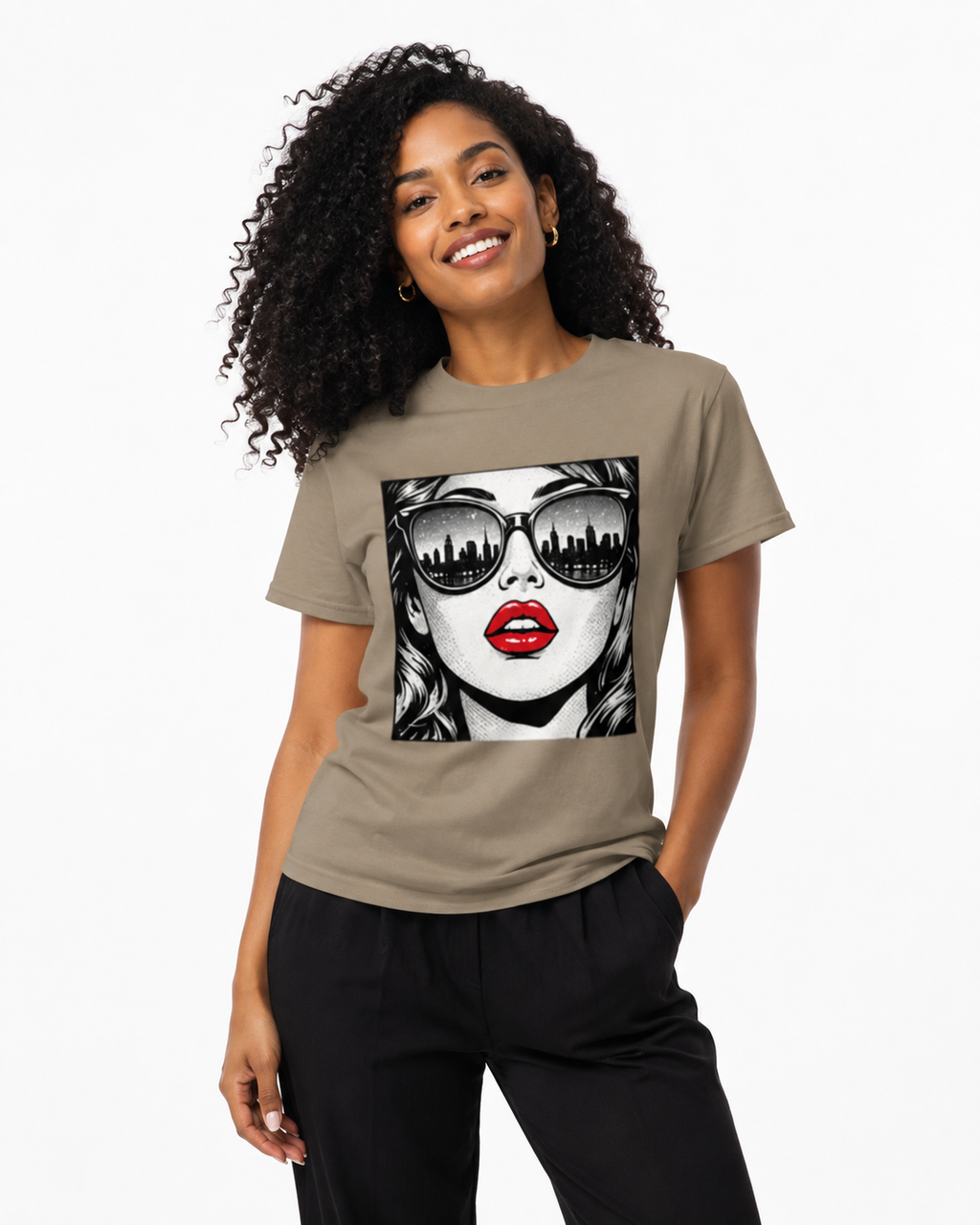 T-shirt Femme Pop Art – City Girl