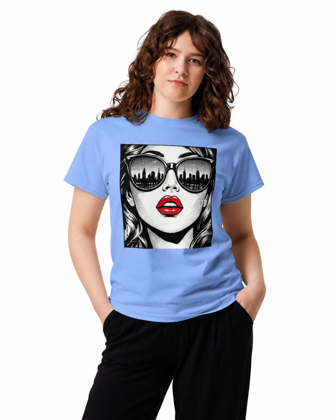 T-shirt Femme Pop Art – City Girl
