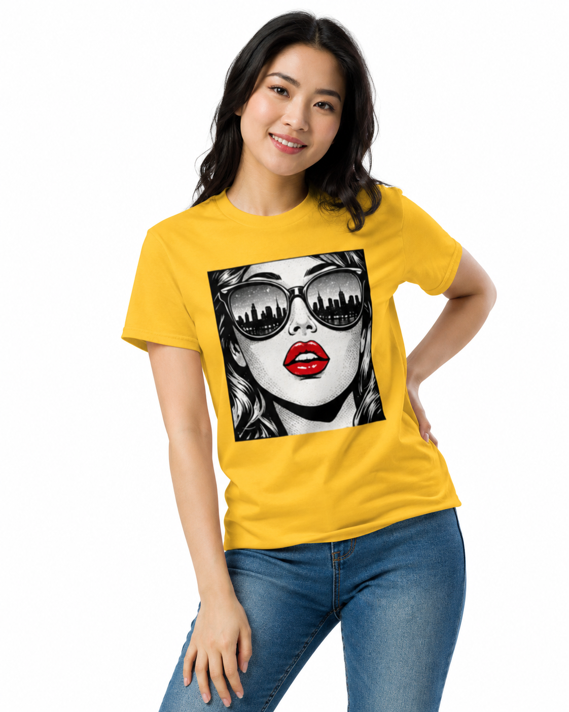 T-shirt Femme Pop Art – City Girl