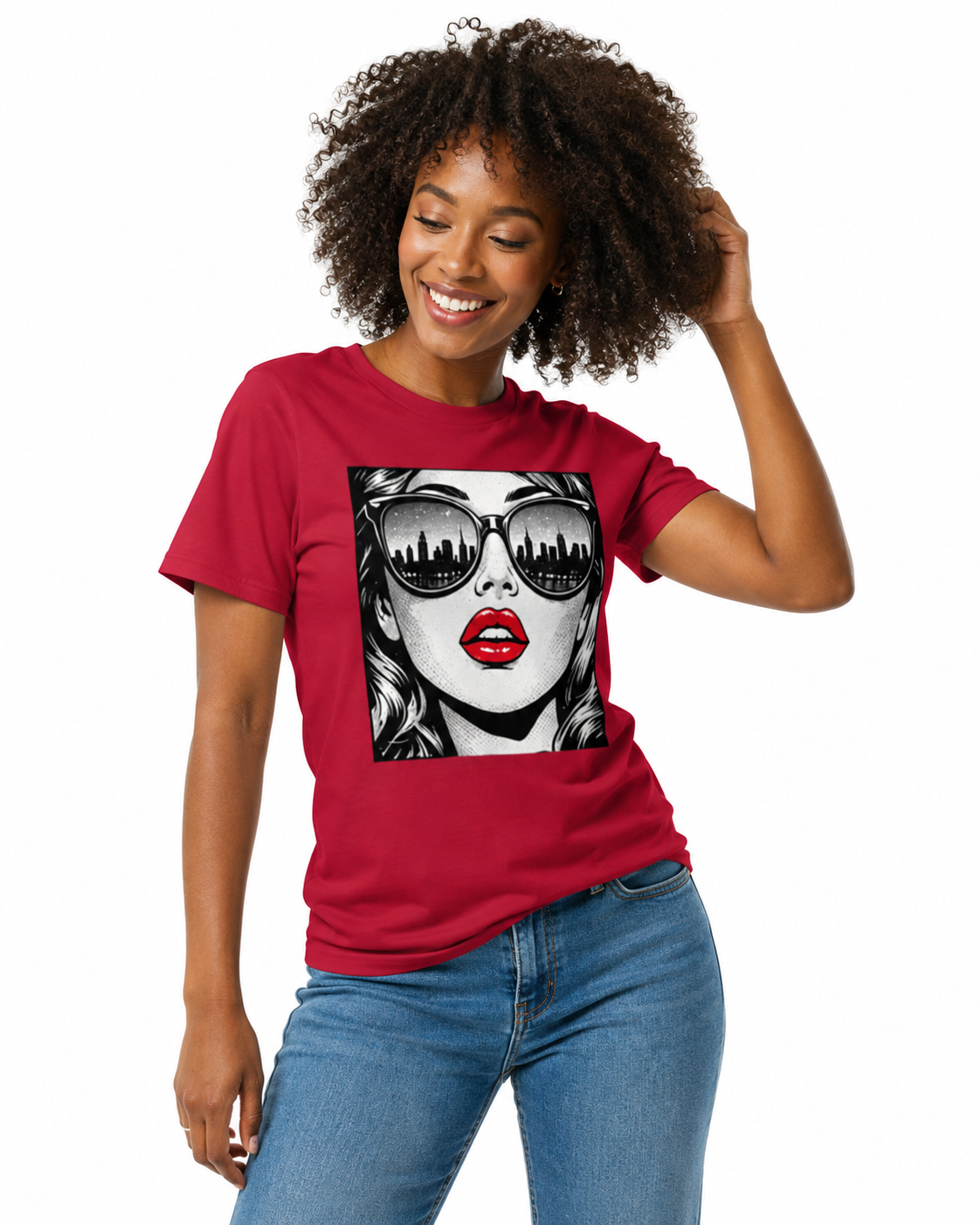 T-shirt Femme Pop Art – City Girl