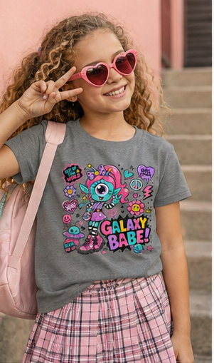 T-shirt enfant fille « Galaxy Babe »