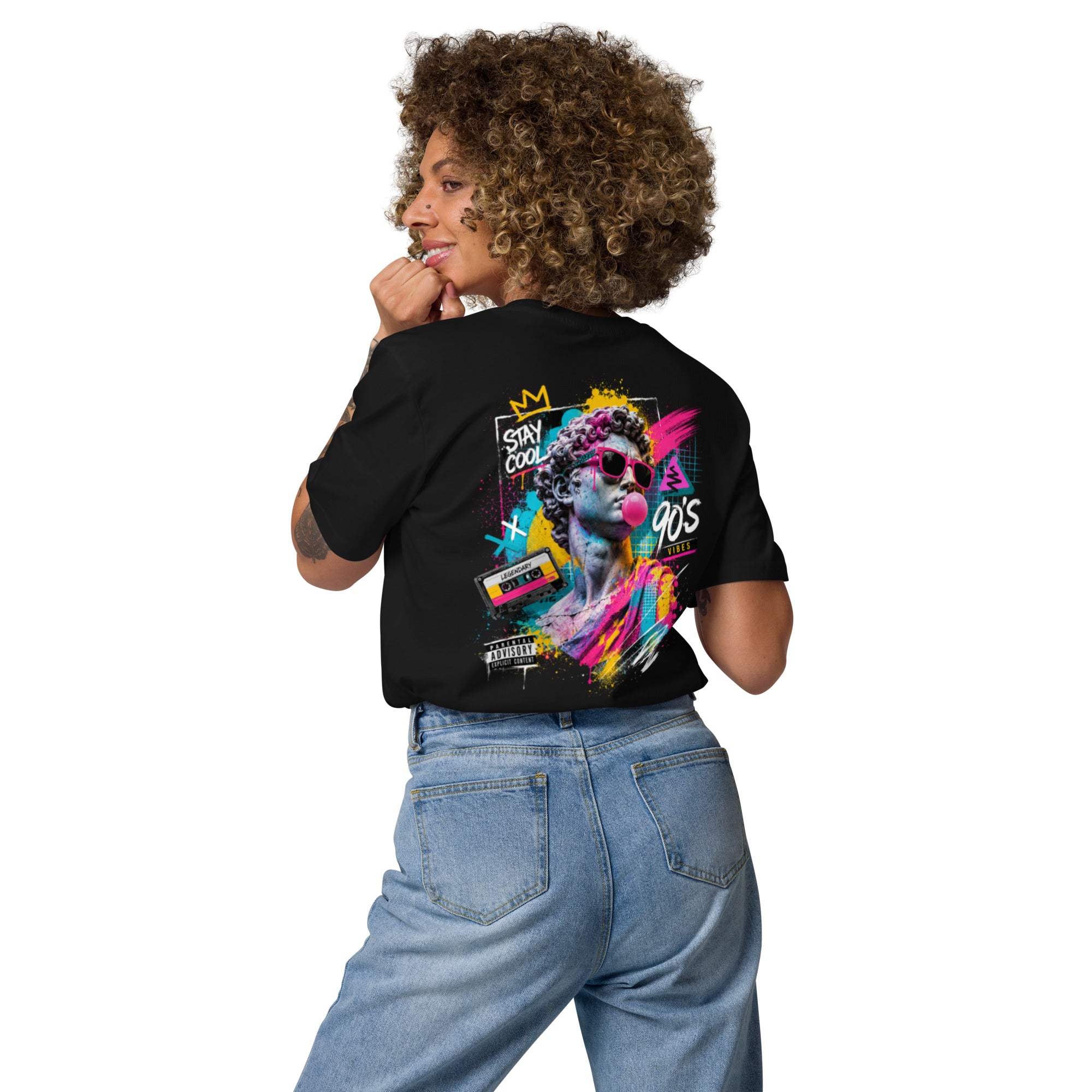 T-shirt Femme/Homme Vintage 90's – Street Art & Retro Vibes