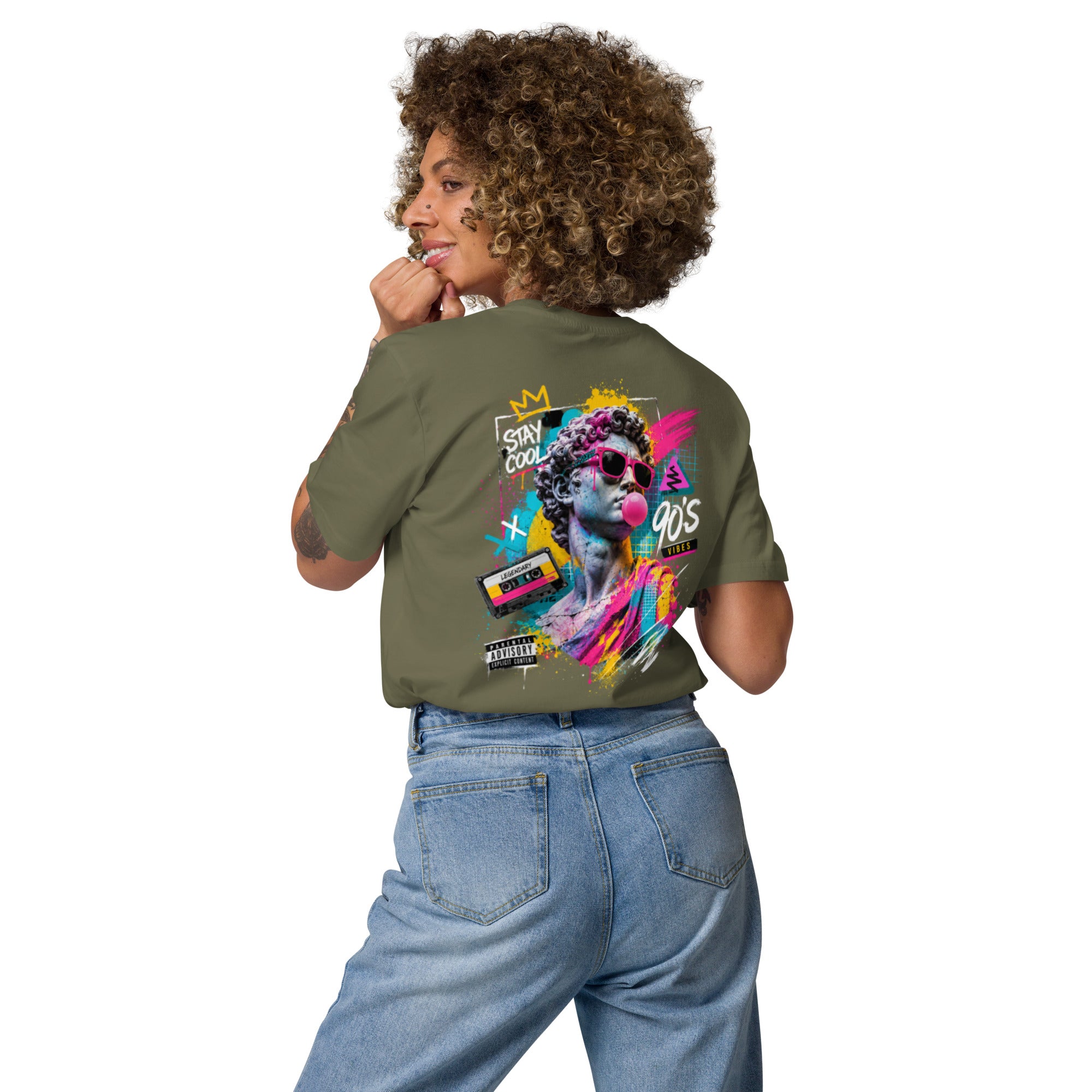 T-shirt Femme/Homme Vintage 90's – Street Art & Retro Vibes